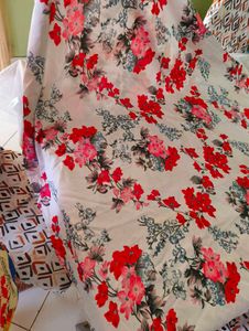 Colour Block Floral Dress