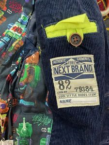 Boys Navy Blue Corduroy Blazer