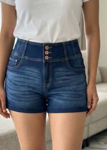 last price Blue Denim Jeans with Button Detail
