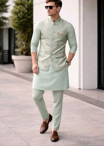 green indowestern (1 time used only)
