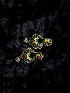 Colorful Jhumka Earrings