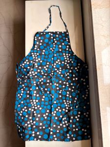 Blue Polka Dot Apron