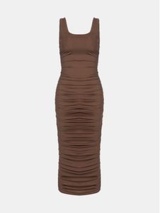 Ruched Midi Dress