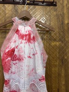 Boho Tie-Dye Halter Neck Dress(Brand new )