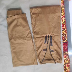 Men's Brown Kurta with Pants