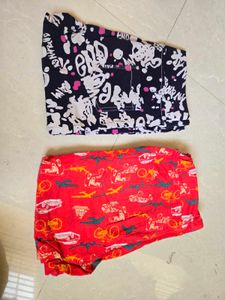Funky Printed Leggings - Set of 2