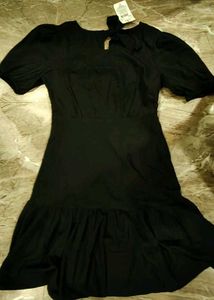 Classic Black Midi Dress