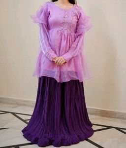 fixed price Beautiful Lavender Kurta Set
