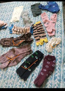Cute Pink Heart Pattern Socks