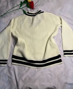 Black &amp; White Sweater