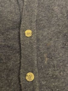 Men’s Button down Sweater, Lambs Wool