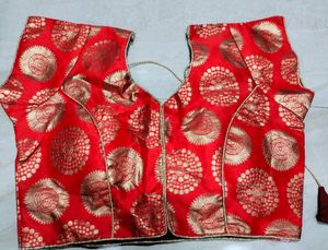 Red Readymade Blouse