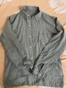 Men's Plaid Long Sleeve Button-Up Shirt