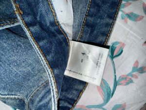 Rich Look Blue Denim Cropped Jeans
