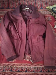 Maroon Casual Jacket