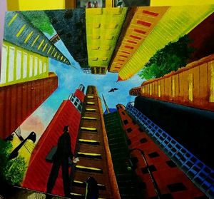 Canvas Painting Artwork Acrylic