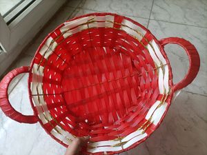 Hand Made Basket Fir Fruits Storage