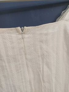 white cotton summer dress
