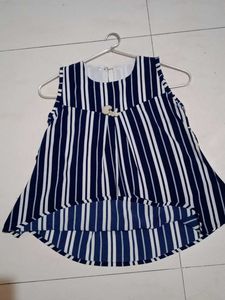 Striped Sleeveless Dress