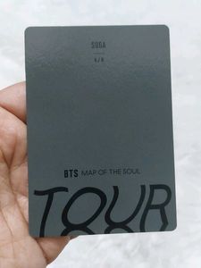 Suga MOTS Tour Official Photocard