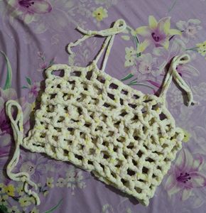 Fluffy Crochet Top