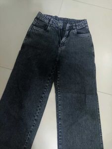 Acid Black Straight Jeans