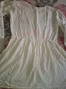 Embroidered White tops