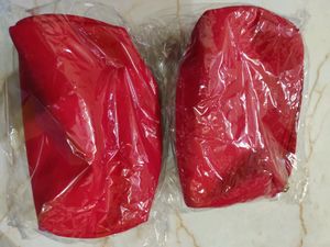 Mac Bride Hot Red Vanity Leather Bag..