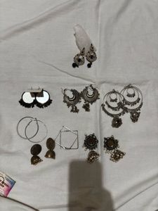Assorted Dangle Earrings Set of 8