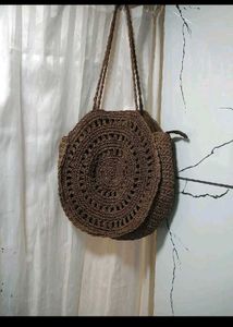 Crocheted Knit Bag 🛍️