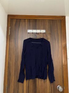 Elegant Navy Blue Top