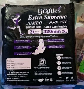 Grafiles Extra Supreme Jumbo Maxi Dry Pads combo