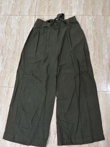 Wide Leg Pants with Belt