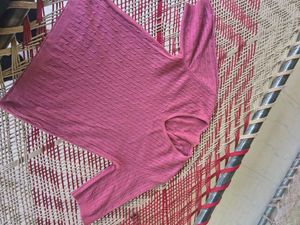 Pink Cable Knit Sweater