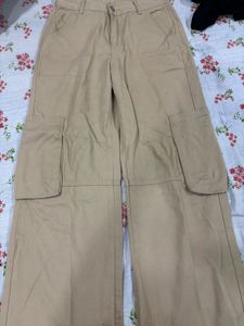 Set of Two Trendy Wide Leg &amp; Cargo Pants