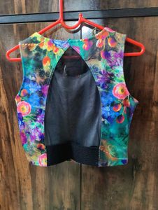 Vibrant Floral Print Two-Piece Set