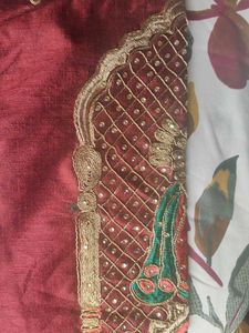 Beautiful Embroidered Silk Blouse
