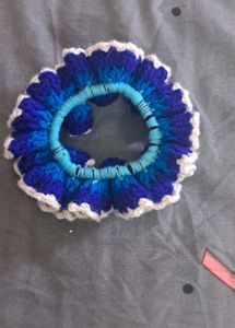 Handmade Colorful Crochet Scrunchie