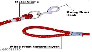 Red Rope Dog Leash