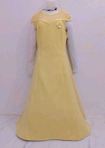 Elegant light Yellow  Gown