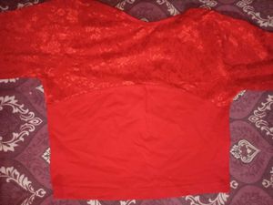 Red blouse