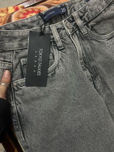Grey Straight Leg Jean