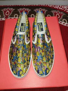 the Simpsons men's graphic sneakers