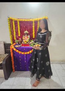 Elegant Black Ethnic Gown