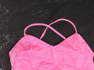 Pink Wrap Front Crop Top / Bra