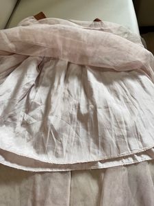 Elegant Beige Tulle Skirt