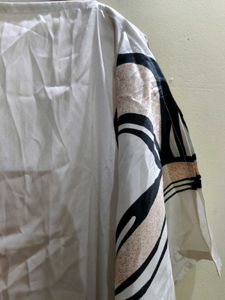 Elegant Off-White Kaftan Dress
