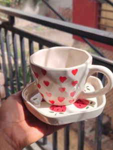 Pinterest-style cute cup with coaster