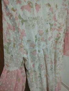 Sheer Floral Maxi Dress