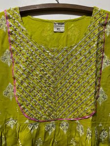 Embroidered frock garara